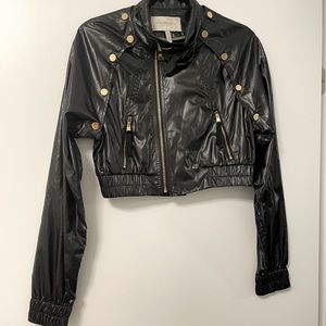 BCBGMAXAZRIA Runway Jacket Crop/ Vest - Size Medium